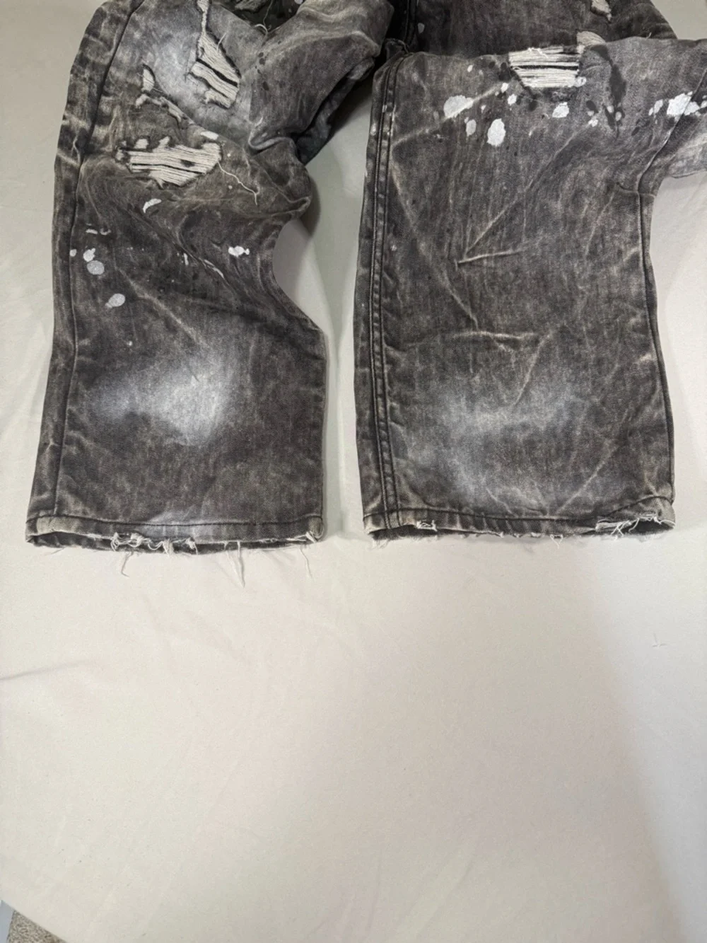 Jordan Craig Collins Jeans 42x32 Distressed Paint Splatter‎ Y2K Grunge